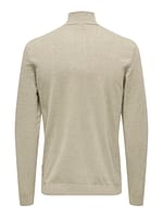 ONSLOUI REG 12 MEL HALF ZIP KNIT