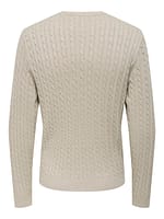 ONSLOUI REG 12 CABEL CREW KNIT NOOS