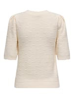 ONLKATIA SS STRUCTURE O-NECK CC KNT