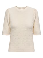 ONLKATIA SS STRUCTURE O-NECK CC KNT