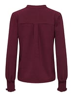 ONLMETTE V-NECK LS SMOCK TOP NOOS WVN