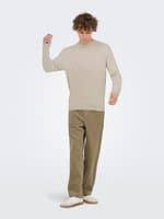 ONSLOUI REG 12 CABEL CREW KNIT NOOS
