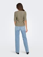 ONLKATIA SS STRUCTURE O-NECK CC KNT