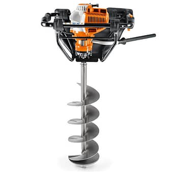 Grondboor 2300 W, 71 CC 2-takt voor boormachine, grondboor met 3 boorbits 4/6/8 inch en veiligheidsbril voor omheining, tuin en fundering, centrifugaalkoppeling