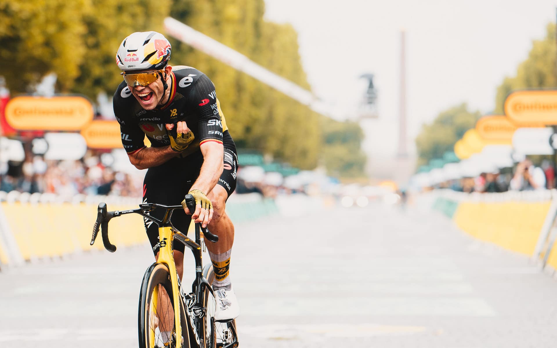 Wout van Aert, Tour de France 2025, Giro helm