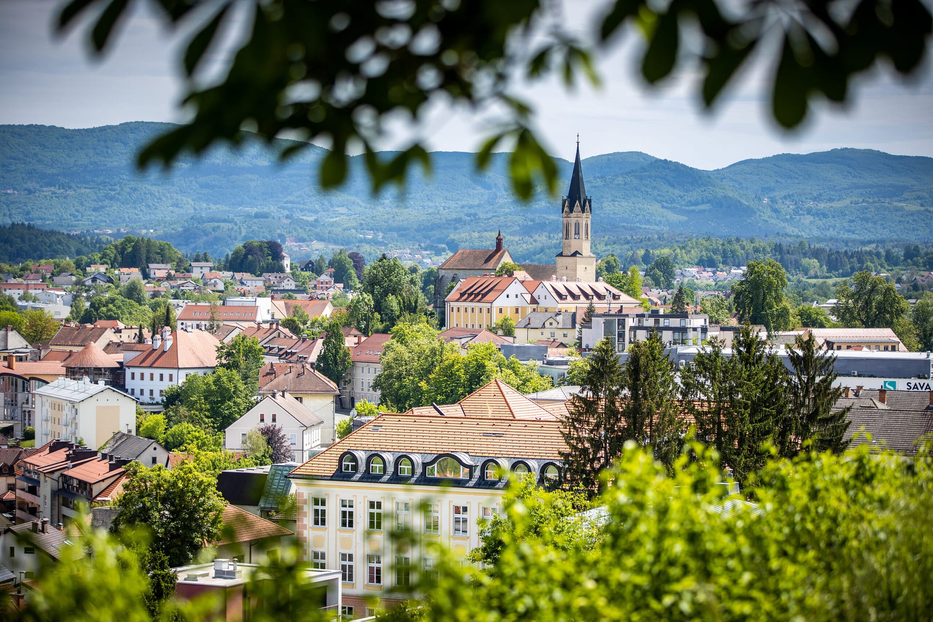 The,Beautiful,View,Of,Novo,Mesto,,Slovenia