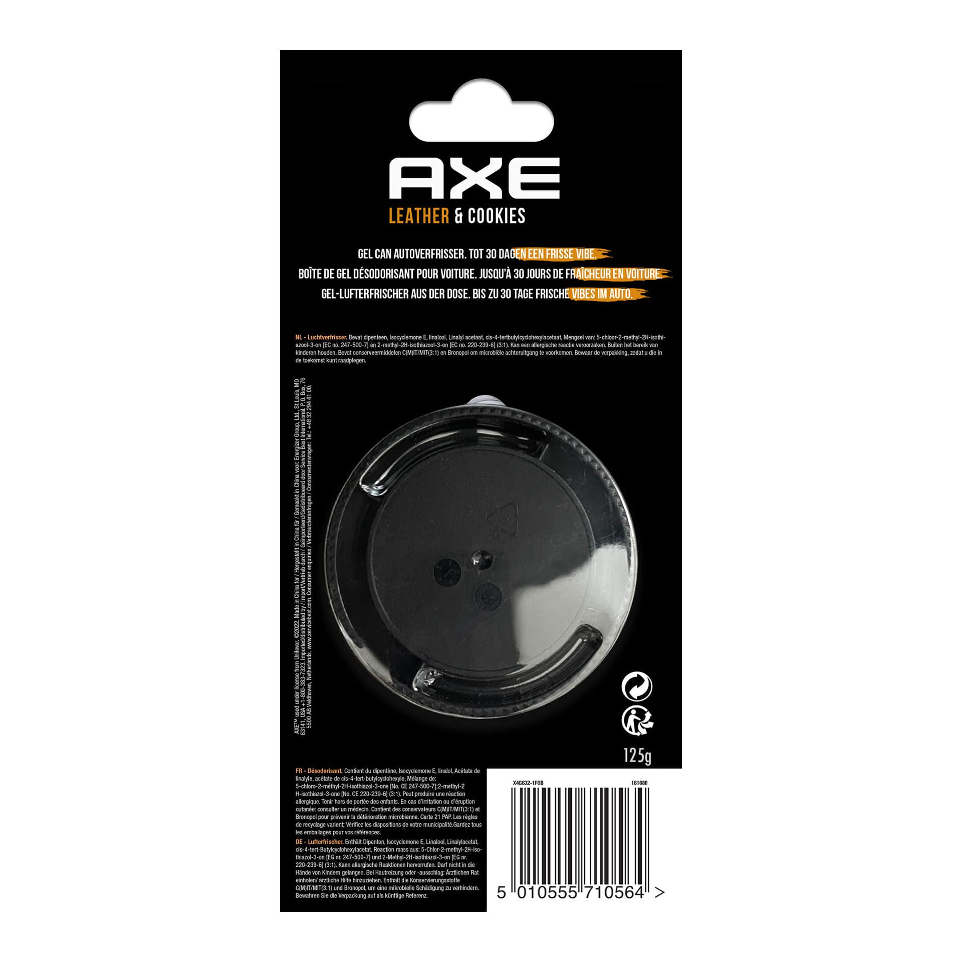 AXE Luchtverfrisser Gel Can Leather + Cookies