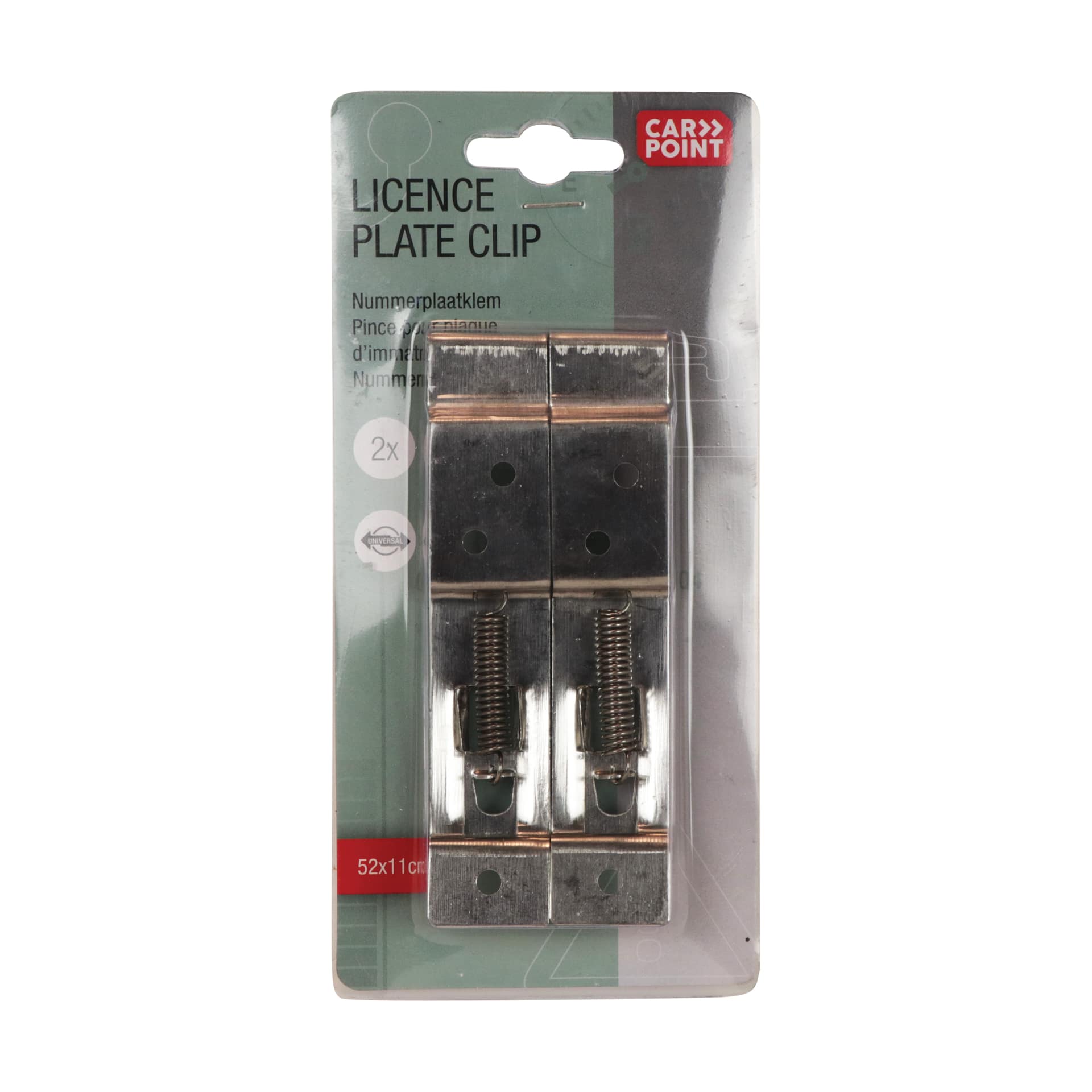 Carpoint Kentekenplaatklemmen