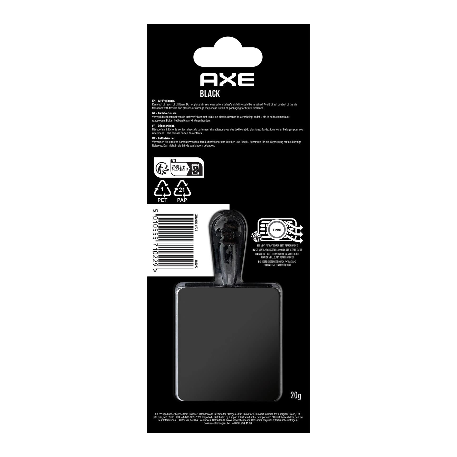 AXE Luchtverfrisser Mini Vent Black
