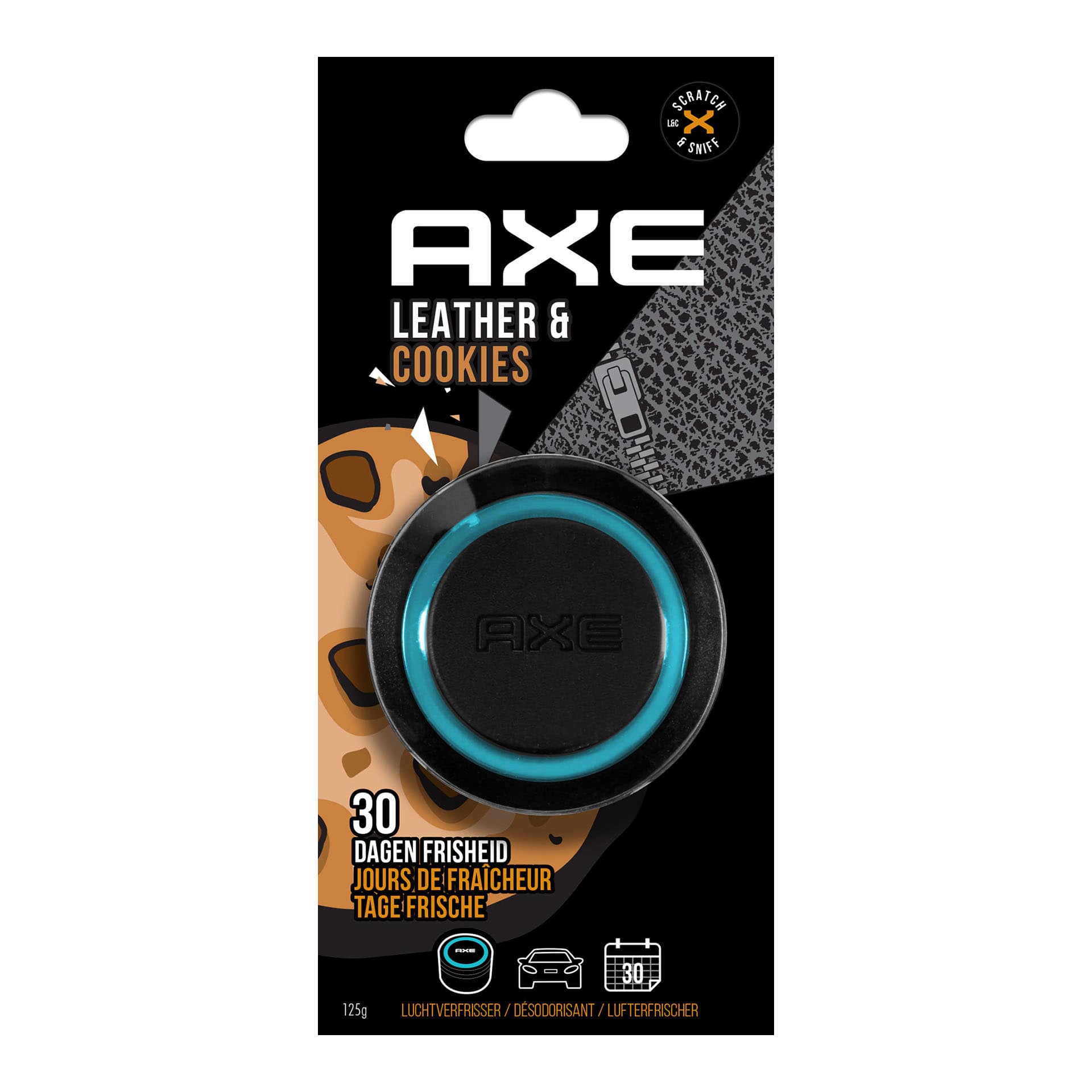 AXE Luchtverfrisser Gel Can Leather + Cookies