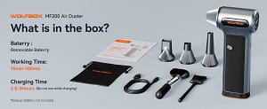 WOLFBOX MegaFlow 200 – Draadloze Turbo Luchtblazer