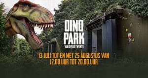Flyer van het Dinopark