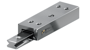 Front view miniature crossed roller slide PMMR