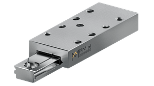Front view miniature linear slide MSR