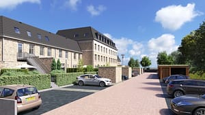 Citadel-Blokappartementen-straat-achter