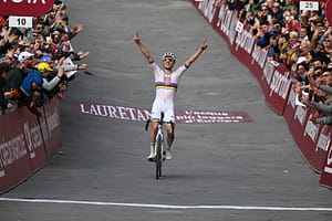 Tadej Pogacar, Strade Bianche 2025, Piazza del Campo Siena