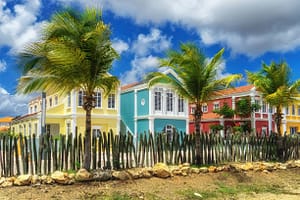 Kleurrijke woningen Bonaire