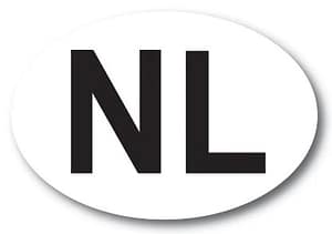 Carpoint NL Sticker Wit 112x80mm p.st