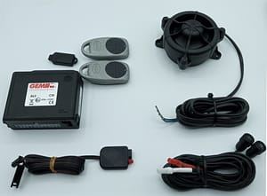 Alarmsysteem met 2 handzenders en CPV sturing