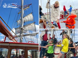 Zeilen op IJsselmeer met De Bounty vanuit Lelystad