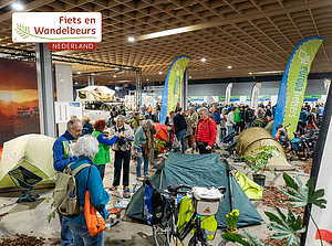 Fiets en wandelbeurs in de Jaarbeurs in Utrecht