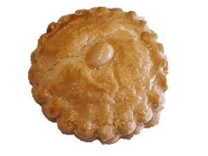 Platte gevulde koeken