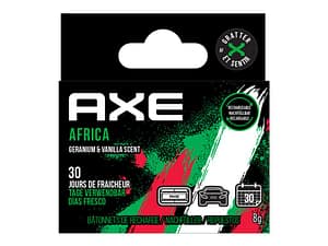 AXE Navulling Luchtverfrisser Alu Houder Africa 2 Stuks