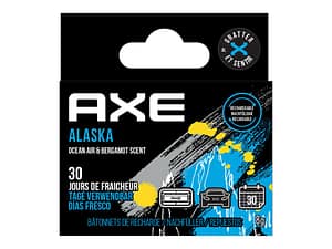 AXE Navulling Luchtverfrisser Alu Houder Alaska 2 Stuks
