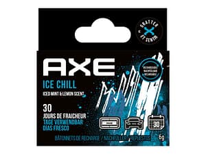 AXE Navulling Luchtverfrisser Alu Houder Ice Chill 2 Stuks