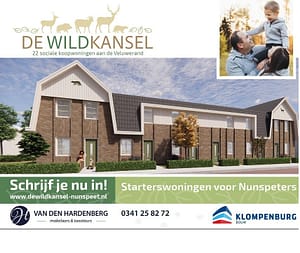 De Wildkansel bouwbord 400x400cm