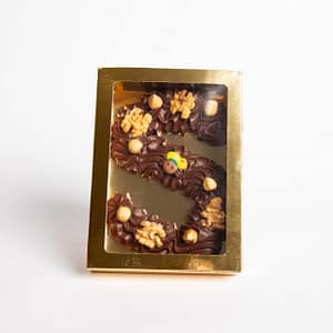 Roomchocoladeletter 3 kleuren