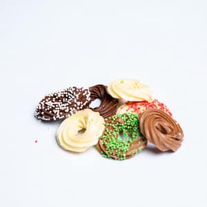 Kerstkransjes chocolade 100 gram