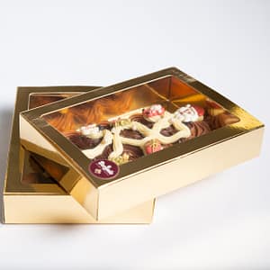 Roomchocolade kerstboom