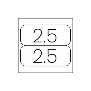 2x2.5F
