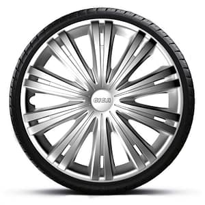 AutoStyle 4-Delige Wieldoppenset Giga 15-inch zilver