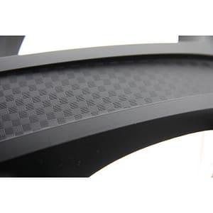 AutoStyle 4-Delige Wieldoppenset VR 14-inch zwart/carbon-look/logo