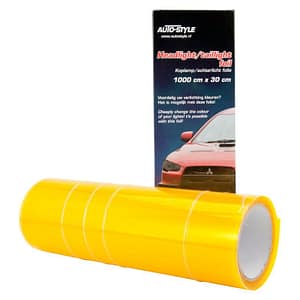 Koplamp-/Achterlicht folie - Geel - 1000x30 cm