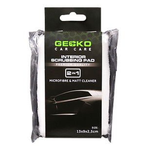 Gecko 2in1 Interieur Schrobspons 13x9x2,5cm