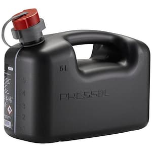 Pressol Brandstofjerrycan zwart 5 l met flexibele uitloop