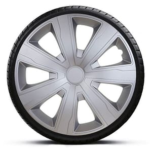 AutoStyle 4-Delige Wieldoppenset Tenzo 14-inch zilver