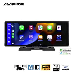 Ampire 10" smartphone monitor, CarPlay + Dashcam