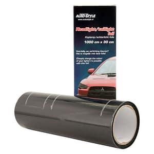 AutoStyle Koplamp-/Achterlicht folie - Zwart - 1000x30 cm