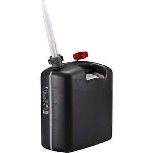Pressol Brandstofjerrycan zwart 20 l met flexibele uitloop
