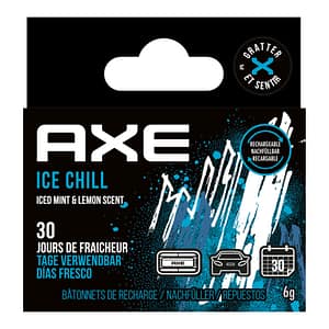 AXE Navulling Luchtverfrisser Alu Houder Ice Chill 2 Stuks