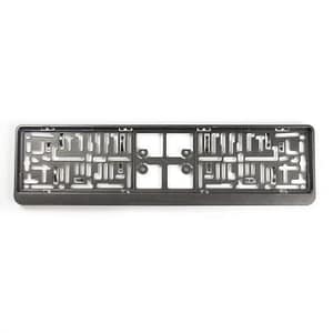 AutoStyle Kunststof kentekenplaathouder 'Click' 52x11cm Gunmetal