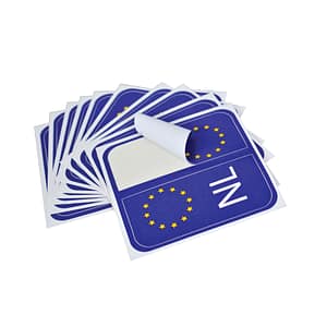 Carpoint Kentekenplaat Sticker Europa/Nederland