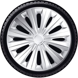 4-Delige J-Tec Wieldoppenset Multi 14-inch zilver