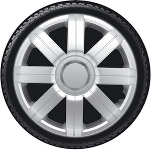 AutoStyle 4-Delige Wieldoppenset Sportive 16-inch zilver