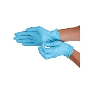 CMT Handschoenen Nitril Blauw Poedervrij, 100st/dispenser