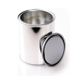 Verfblik met deksel 1 ltr (leeg)